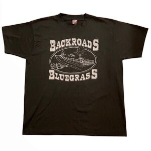 Vintage Backroads Bluegrass Band Shirt Men XL Fruit of the Loom Single Stitch
